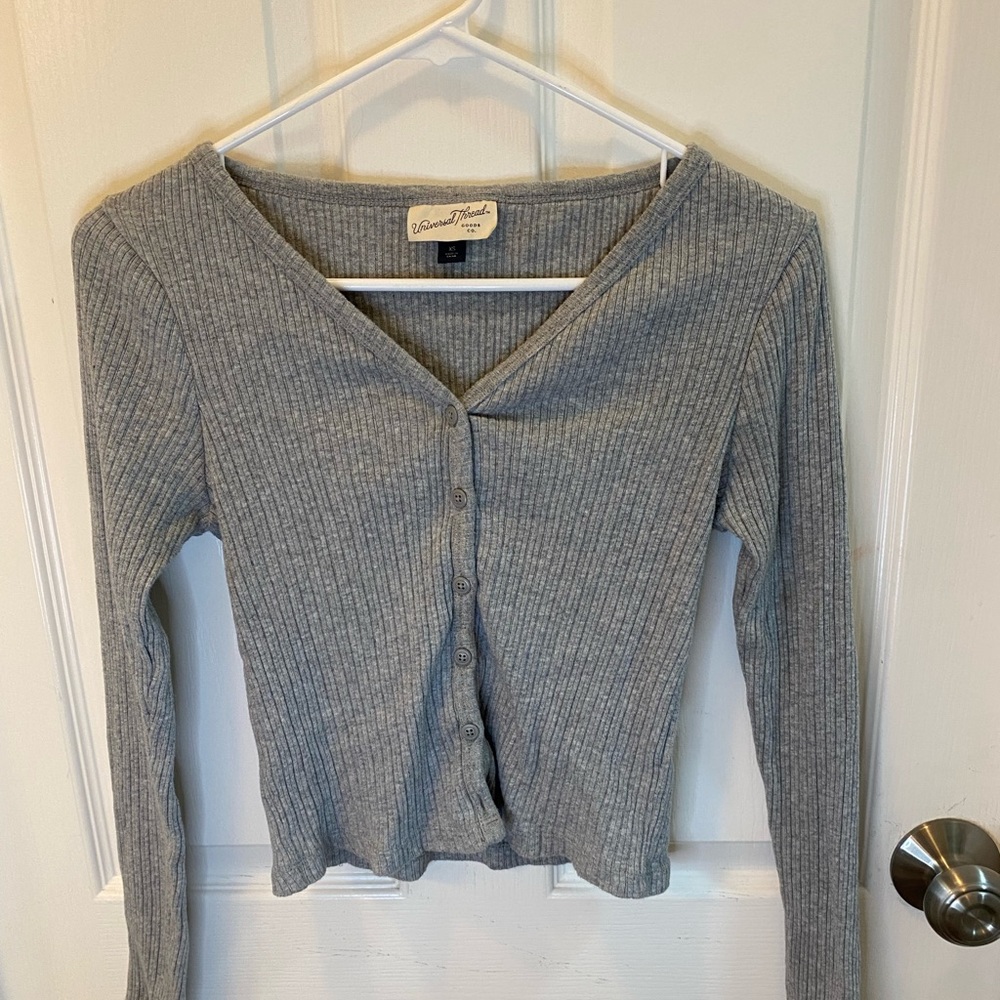 Grey sweater/ long sleeve